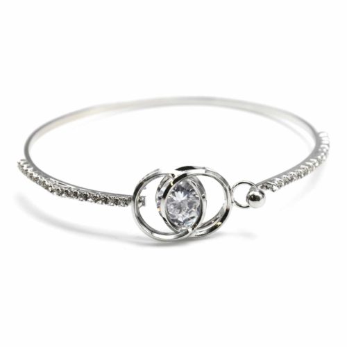 Bracelet-Jonc-Double-Cercles-Entrelaces-Contour-Strass-Argente