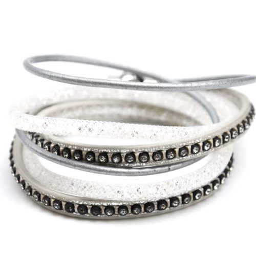 Bracelet-Double-Tour-Cordon-Strass-et-Tube-Resille-Stardust-Gris-Clair