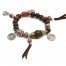 Bracelet-Perles-Bois-Marron-et-Pierres-Effet-Marbre-avec-Charms-Pieces-Coquillage-et-Franges