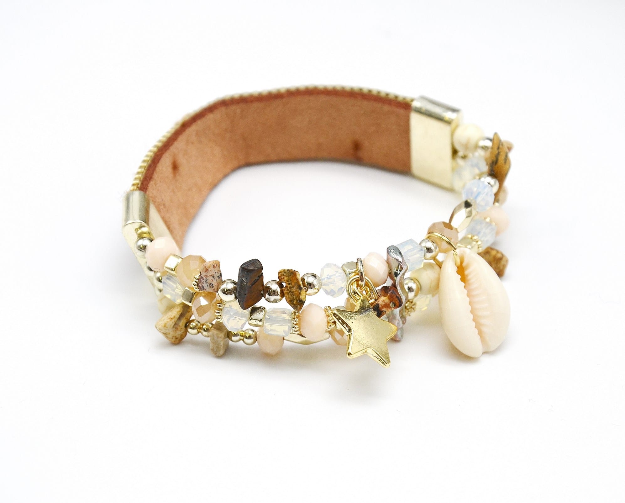 Bracelet Charms Mini Perle Elastique Retro Original Soirée Mariage Cadeau CT4 