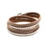 Bracelet-Double-Tour-Pierres-Carrees-et-Cuir-Clous-Marron