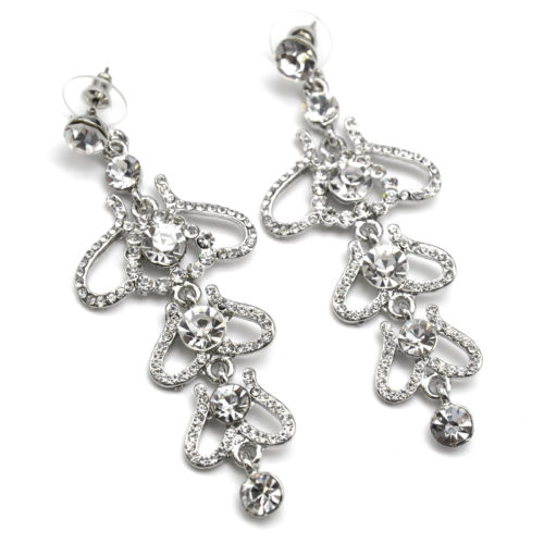 Boucles-dOreilles-Pendantes-Strass-Chic-Fetes-Argente