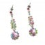 Boucles-dOreilles-Pendantes-Tombee-de-Strass-et-Soleil-Strass-Multicolore