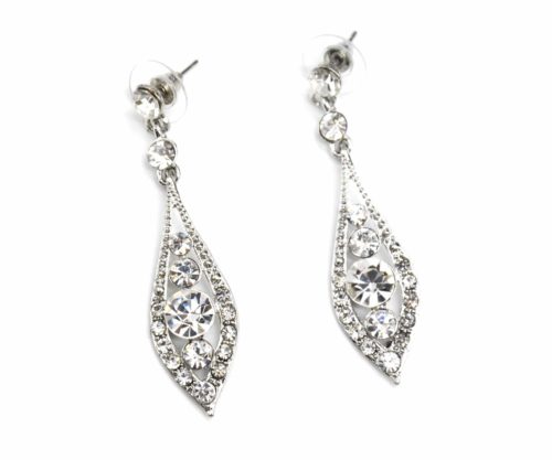 Boucles-dOreilles-Pendantes-Goutte-Strass-Argente