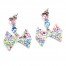 Boucles-dOreilles-Pendantes-Noeud-Papillon-Strass-Multicolore