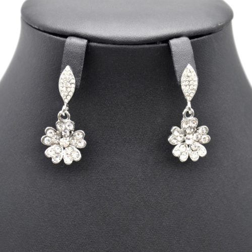 Boucles-dOreilles-Pendantes-Fleur-Petales-Coeur-Strass-Argente