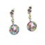 Boucles-dOreilles-Pendantes-Rond-Strass-Multicolore