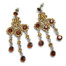 Boucles-dOreilles-Pendantes-Strass-Chic-Fetes-Marron