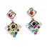 Boucles-dOreilles-Pendantes-Triangle-Inverse-Cisele-Strass-Multicolore