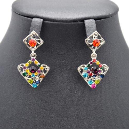 Boucles-dOreilles-Pendantes-Triangle-Inverse-Cisele-Strass-Multicolore