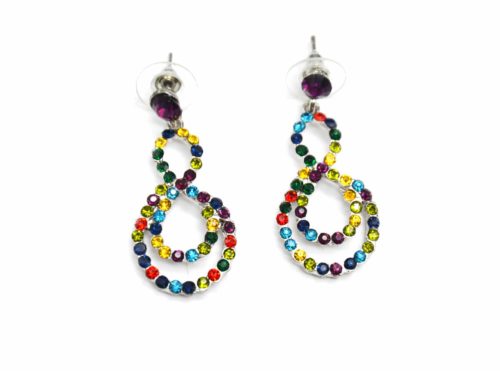 Boucles-dOreilles-Pendantes-Boucles-Infini-Strass-Multicolore