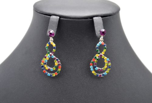 Boucles-dOreilles-Pendantes-Boucles-Infini-Strass-Multicolore