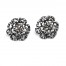 Boucles-dOreilles-Rose-Fleur-Metal-Noir-et-Clous-Gris