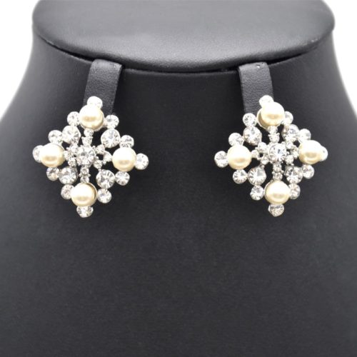 Boucles-dOreilles-Losange-Strass-Argente-et-Perles-Ecru