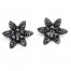 Boucles-dOreilles-Fleur-Metal-Noir-Petales-Strass-Gris