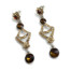 Boucles-dOreilles-Pendantes-Strass-Chic-Fetes-Marron-Beige