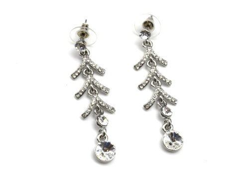 Boucles-dOreilles-Pendantes-Strass-Chic-Fetes-Argente