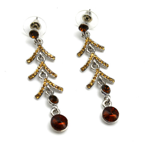 Boucles-dOreilles-Pendantes-Strass-Chic-Fetes-Marron