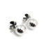 Boucles-dOreilles-Fleurs-Strass-Metal-et-Perle-Pendante-Argente