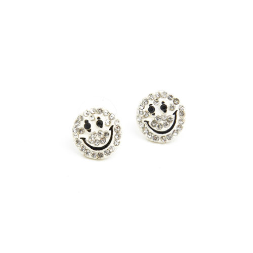 Boucles-dOreilles-Tete-Smiley-Ecru-avec-Strass