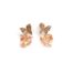 Boucles-dOreilles-Papillon-Strass-Or-Rose-et-Grappe-de-Perles-Vieux-Rose