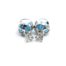 Boucles-dOreilles-Double-Pierre-Coupole-Fleurs-et-Boule-Verre-Cristaux-Bleu