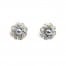 Boucles-dOreilles-Rosace-Metal-Argente-Strass-et-Perle-Grise