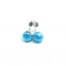 Boucles-dOreilles-Double-Pierre-Metal-Argente-et-Boule-Verre-Billes-Bleu