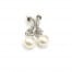 Boucles-dOreilles-Demi-Cercle-Metal-Argente-Strass-et-Perle-Ecru