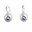 Boucles-dOreilles-Cercle-Contour-Metal-Argente-Strass-et-Perle-Grise