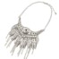 Collier-Plastron-Ethnique-avec-Feuilles-et-Chaines-Metal-Vieilli-Argente
