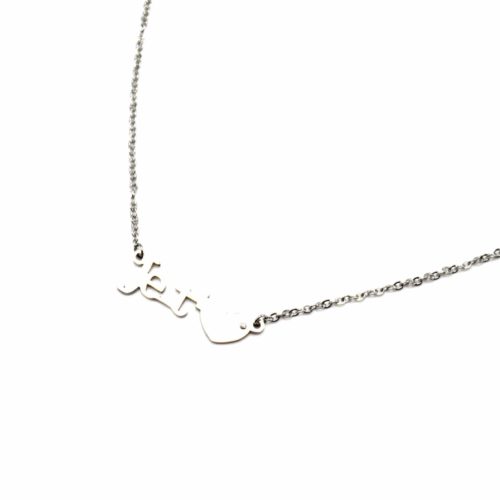 Collier-Fine-Chaine-Pendentif-Message-Je-taime-Acier-Argente