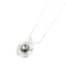 Collier-Pendentif-Goutte-Metal-Pierre-Resine-ArgenteGris