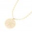 Collier-Chaine-Feuilles-Pendentif-Rose-Quadrillee-Dore