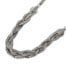 Collier-Triple-Chaine-Metal-Tresse-Gris