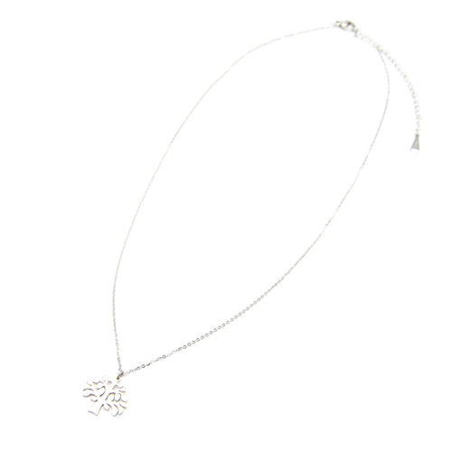 Collier-Fine-Chaine-Pendentif-Arbre-de-Vie-Acier-Argente