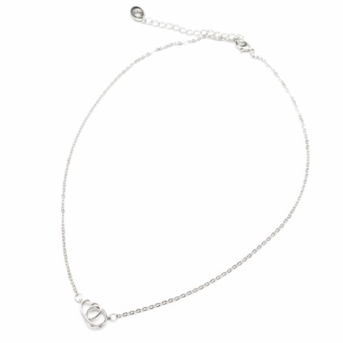 Collier-Fine-Chaine-Pendentif-Coeur-et-Cercle-Entrelaces-Metal-Argente