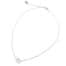 Collier-Fine-Chaine-Pendentif-Coeur-et-Cercle-Entrelaces-Metal-Argente