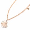 Sautoir-Collier-Multi-Chaines-Pendentif-Arbre-de-Vie-Metal-Or-Rose-et-Contour-Strass