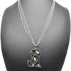 Sautoir-Collier-Multi-Chaines-Pendentif-Coeur-Ajoure-Strass-Metal-Argente