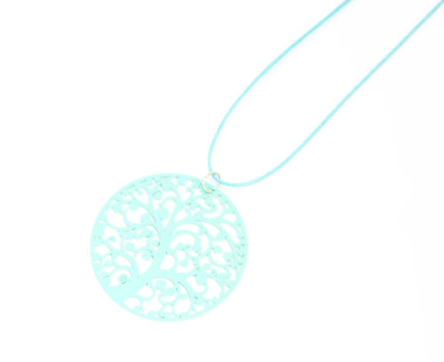 Sautoir-Collier-Fil-Cordon-Pendentif-Motif-Arbre-de-Vie-Turquoise