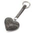 Porte-Cles-Bijou-de-Sac-Coeur-XXL-Bande-Strass-et-Feutrine-Gris