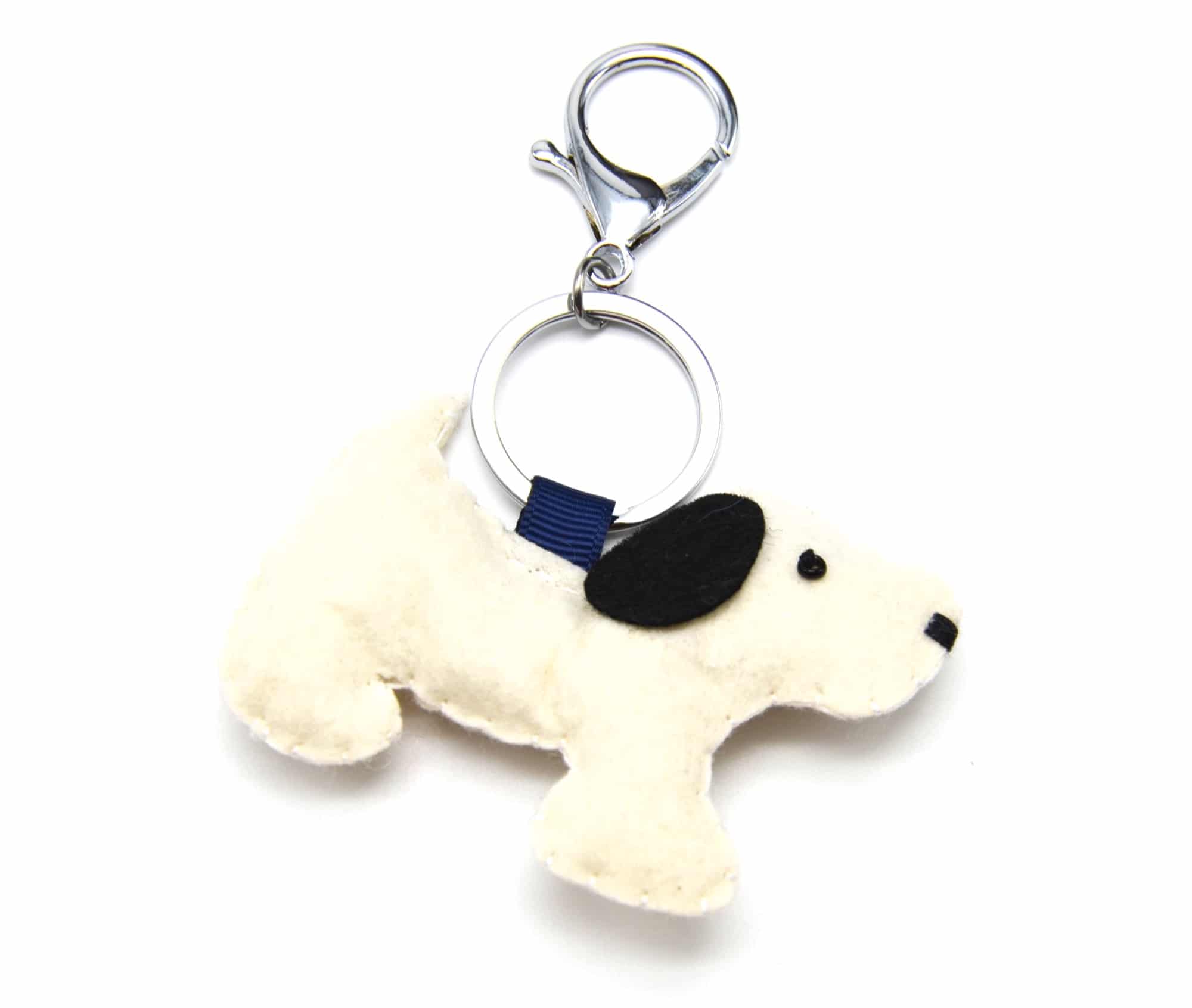 Porte-clef Chien  Noir -  - Yannick