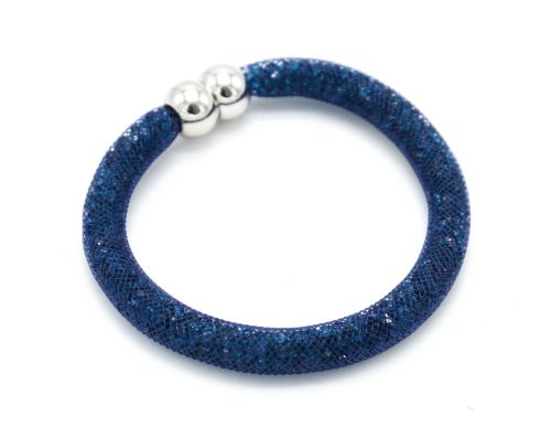 Bracelet-Aimante-Stardust-Tube-Resille-avec-Cristaux-Bleu-Fonce