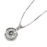 Sautoir-Collier-Pendentif-Medaillon-Love-You-Forever-Metal-Argente-et-Contour-Strass