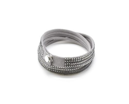 Bracelet-Slake-Double-Tour-4-Rangs-Strass-Gris-Clair