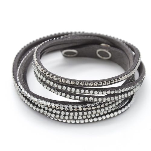 Bracelet-Slake-Double-Tour-4-Rangs-Strass-Gris-Degrade