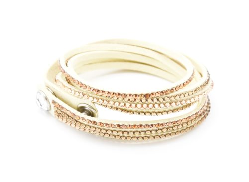 Bracelet-Slake-Double-Tour-4-Rangs-Strass-Beige-Degrade