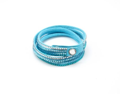 Bracelet-Slake-Double-Tour-4-Rangs-Strass-Bleu-Clair-Degrade