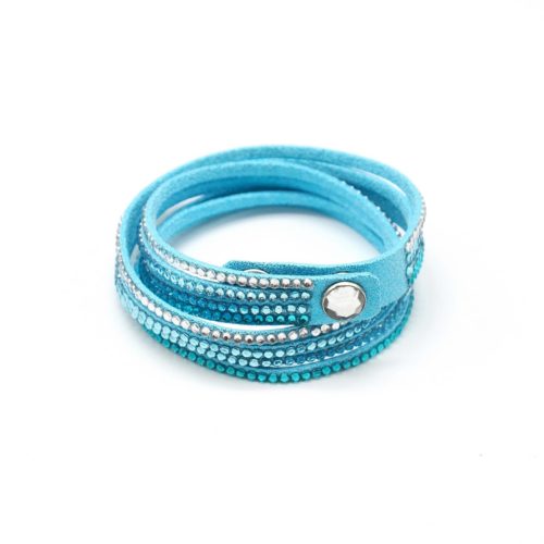 Bracelet-Slake-Double-Tour-4-Rangs-Strass-Bleu-Clair-Degrade